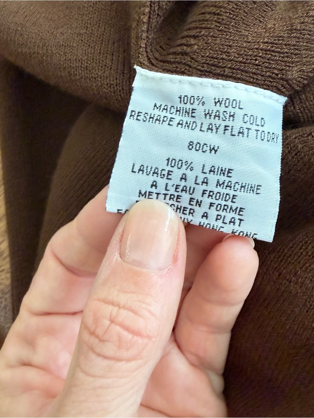 Eileen Fisher Brown Wool  Midi Skirt Pull On Size small. In good condition.

•Le - Picture 4 of 4